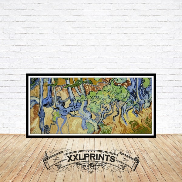 Van Gogh, Tree roots, 1890, fine reproduction, fine art print