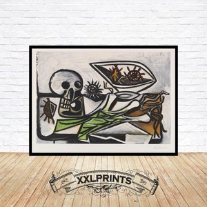 Picasso Still Life with Skull Print, 1947, Fine Art Reproduction