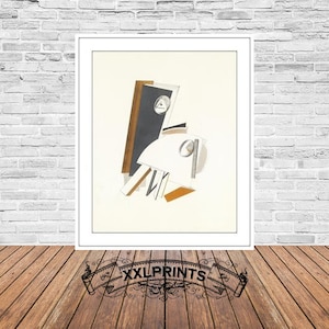 El Lissitzky, Anxious People, 1923, suprematism, fine reproduction, large, fine art print, antique decor, oversize print