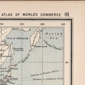 detail of the map from the top right corner