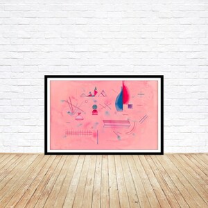 Wassily Kandinsky, Sticks, The Rose, 1933, fine reproduction, large, fine art print, oversize print