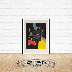 Joan Miro, Le livre des six sens, belle reproduction, impression d&#39;art,