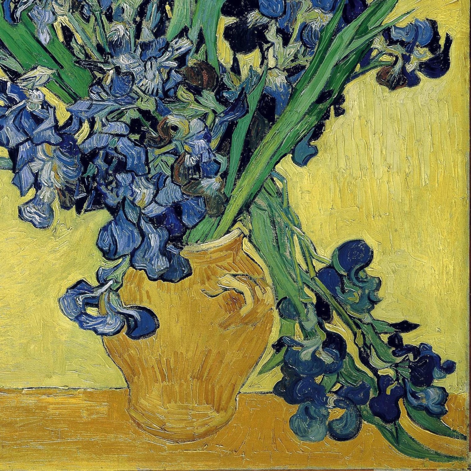 Van Gogh Still Life With Irises 1890 Fine Reproduction - Etsy