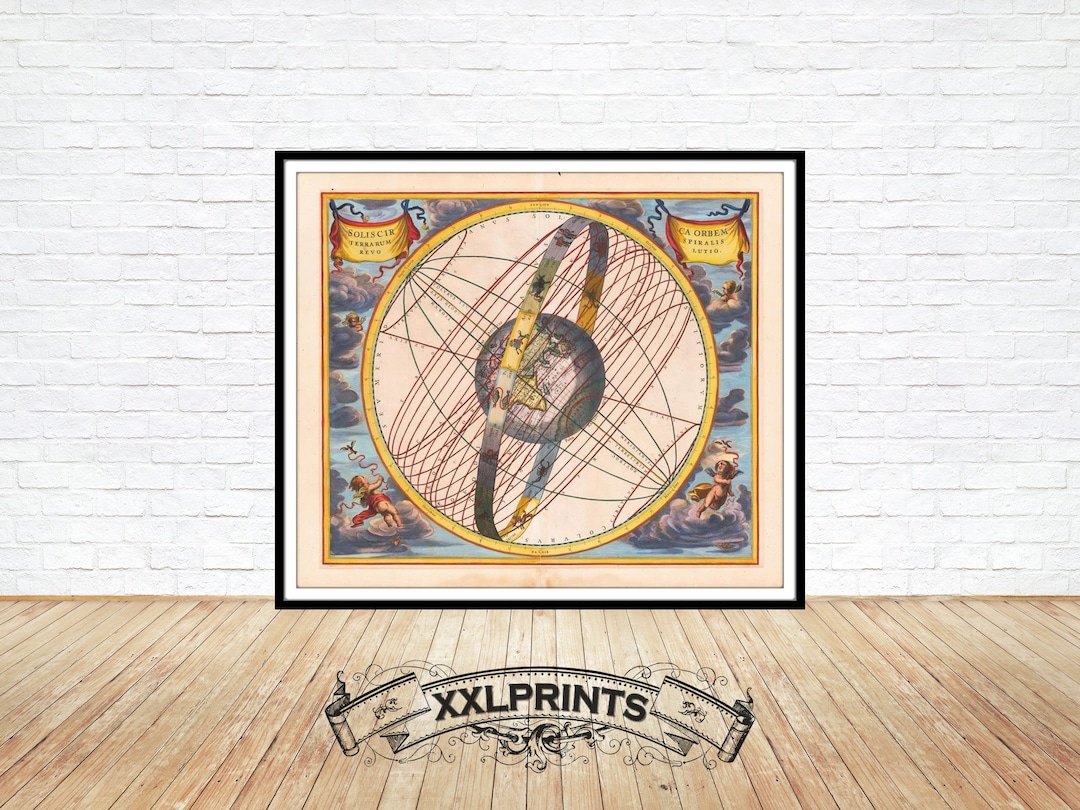 Cellarius Celestial Map Print: 1660 Antique Astronomy Art - Etsy