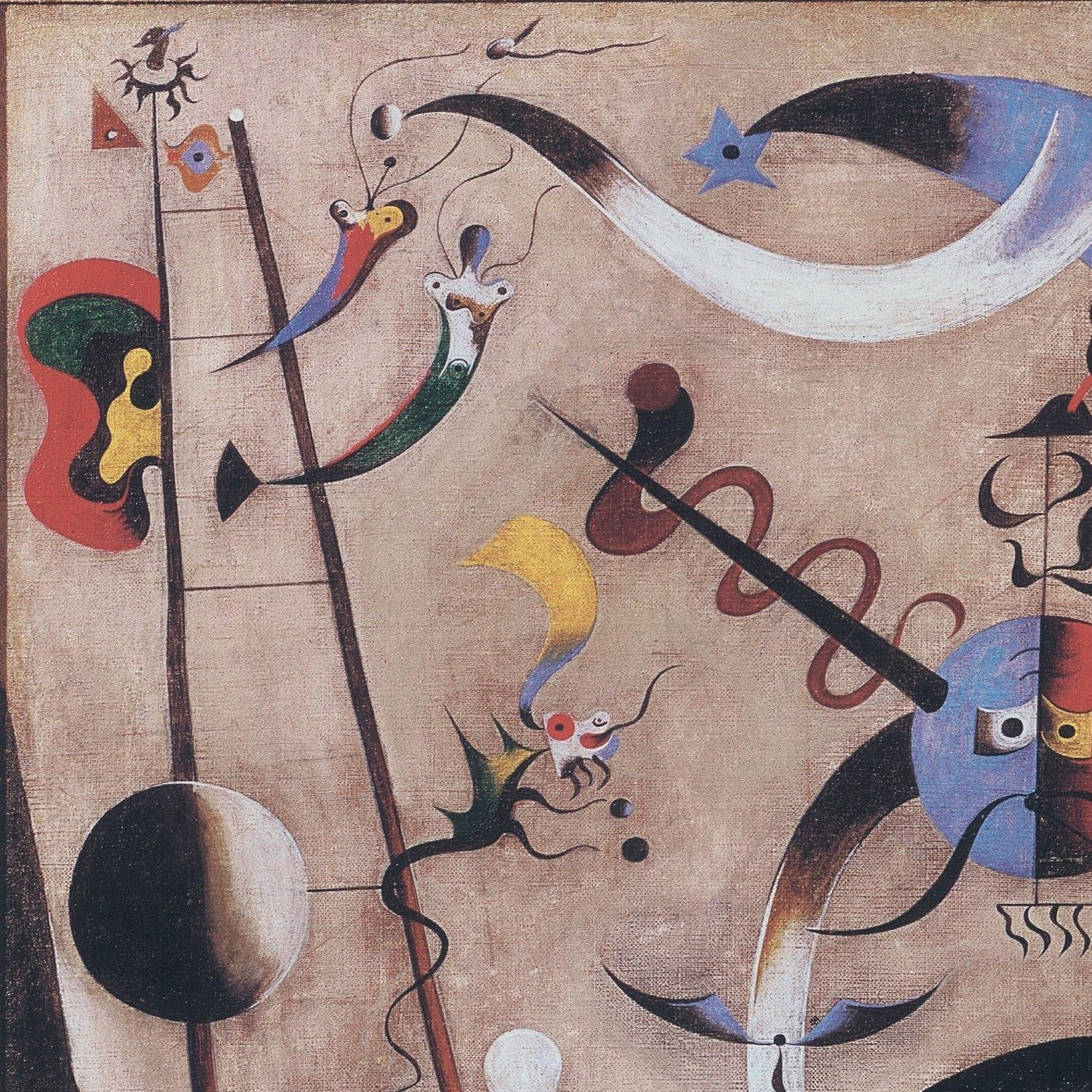 Joan Miro Carnival of Harlequin 1925 Fine Reproduction - Etsy
