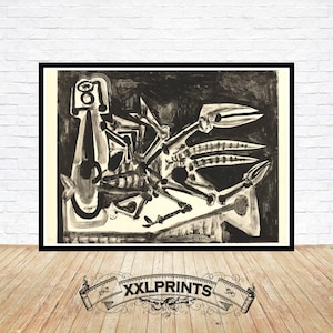 Pablo Picasso, The lobster, 1949, fine reproduction, fine art print