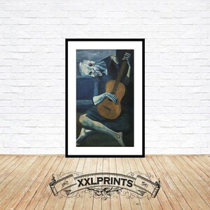 Picasso&#39;s &quot;The Old Guitarist&quot; Fine Art Giclée Print