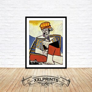 Pablo Picasso, The Smoker, 1953, fine reproduction, fine art print