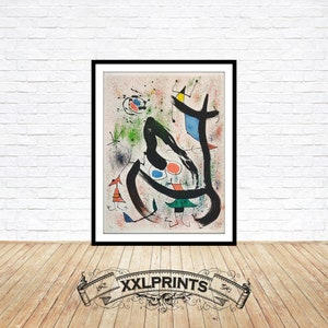 Joan Miro, The Seers IV, 1970, fine reproduction, fine art print