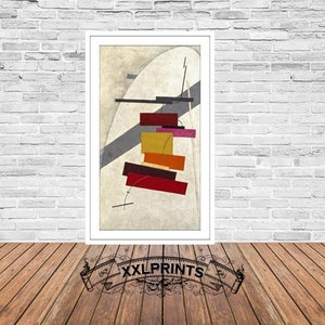 El Lissitzky Suprematism Art Print: Fine Reproduction, Antique Decor