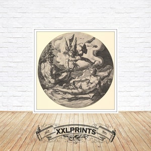 Hendrick Goltzius Art Print: The Third Day, Creation of the World (1595)