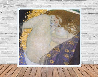 Gustav Klimt - Danae, 1907, fine reproduction, print after original painting, fine art print