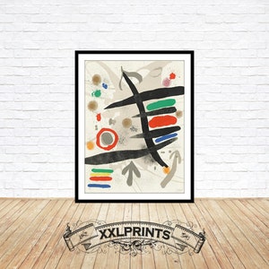 Joan Miro &#39;The Perseides No 4&#39; Art Print: Giclée Fine Reproduction