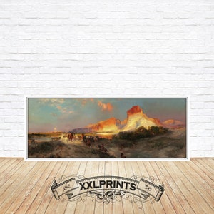 Thomas Moran: Green River Cliffs, Wyoming - Fine Art Print