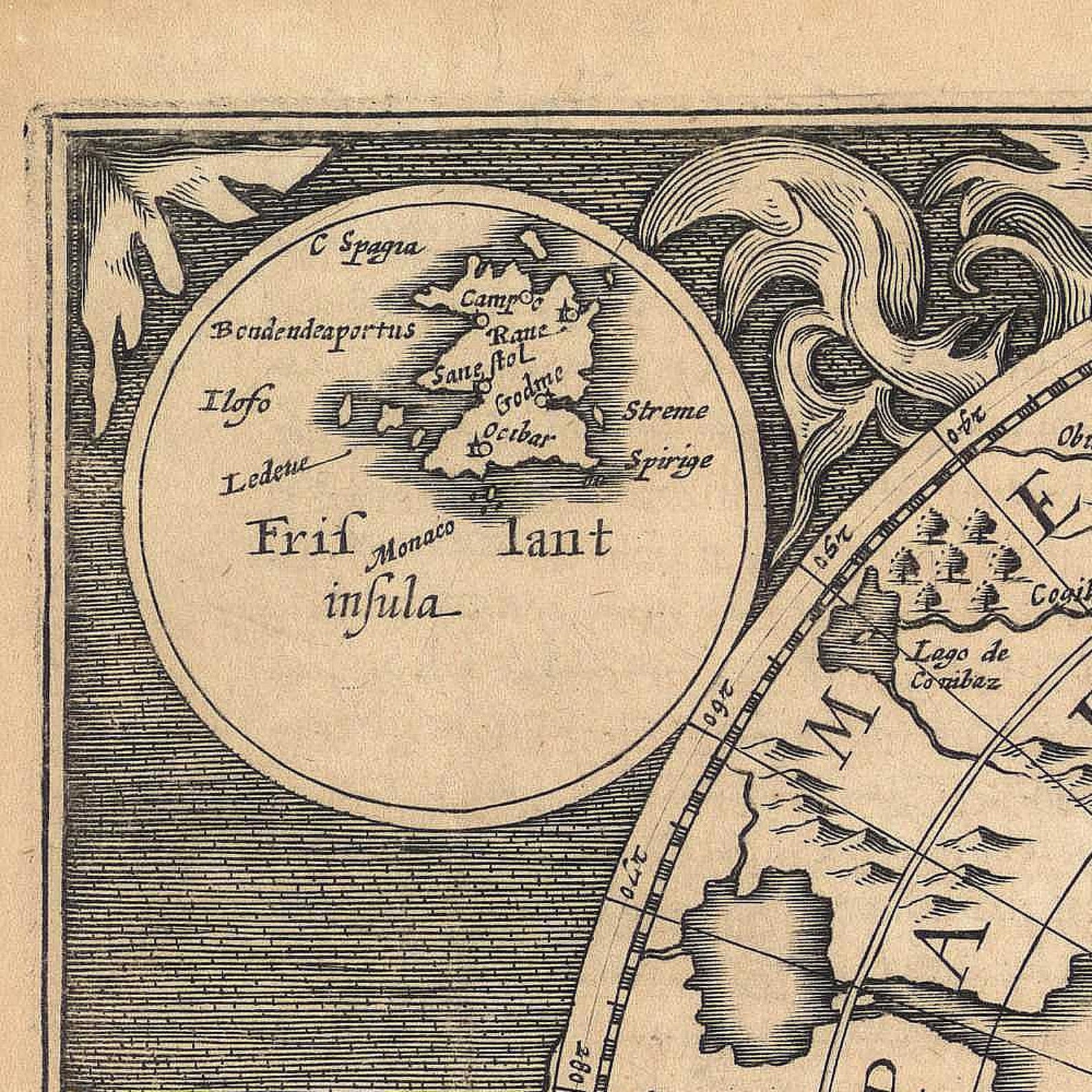Ancient Map of the North Pole, 1630, Rare Map, Old, Fine Reproduction