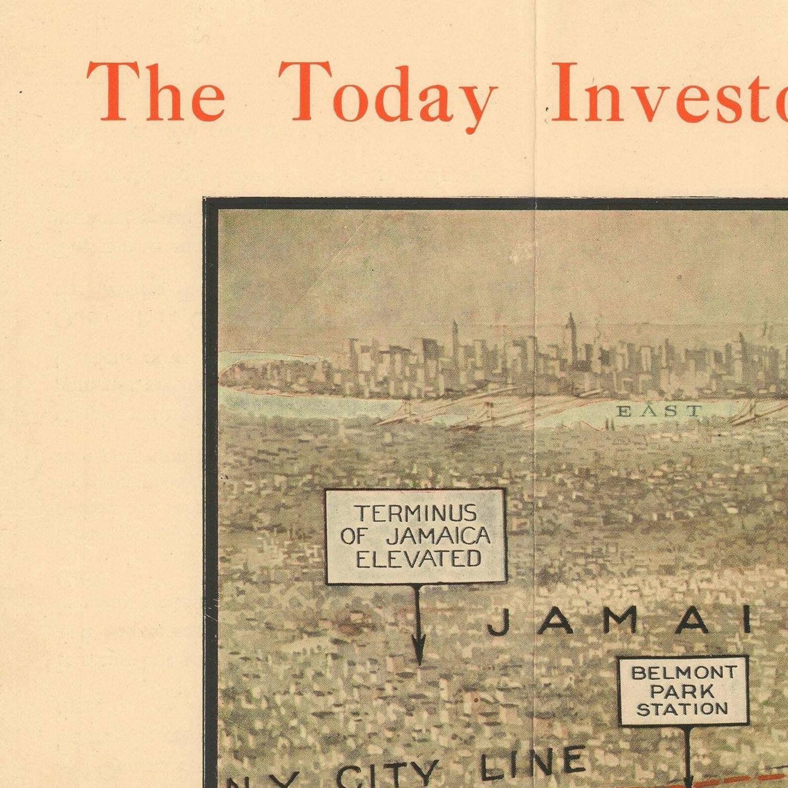 Old View of Queens Park Gardens Elmont New York 1927 Fine Etsy