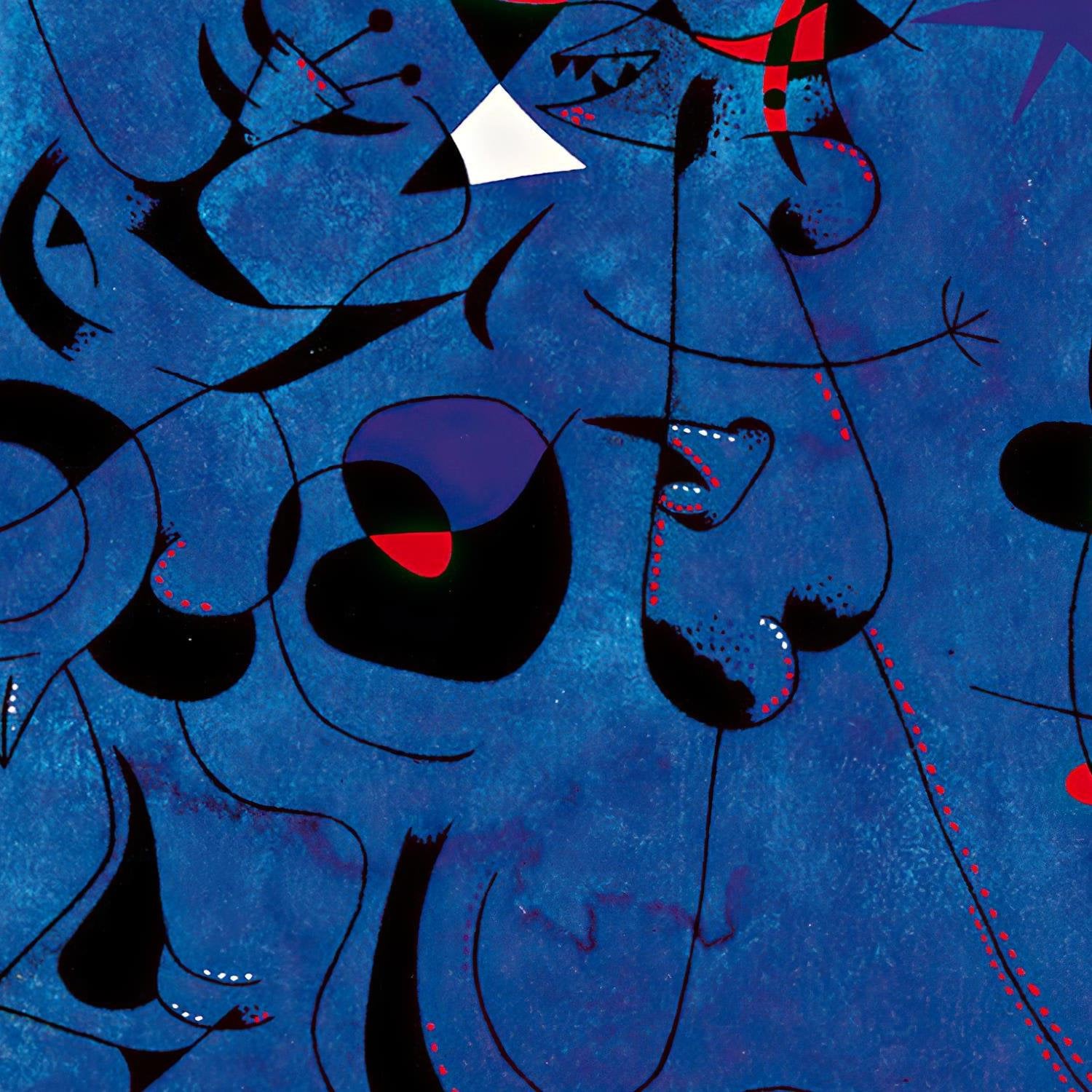 ジョアン・ミロ版画：夜の人物たち、1941年、美術複製 - Etsy 日本