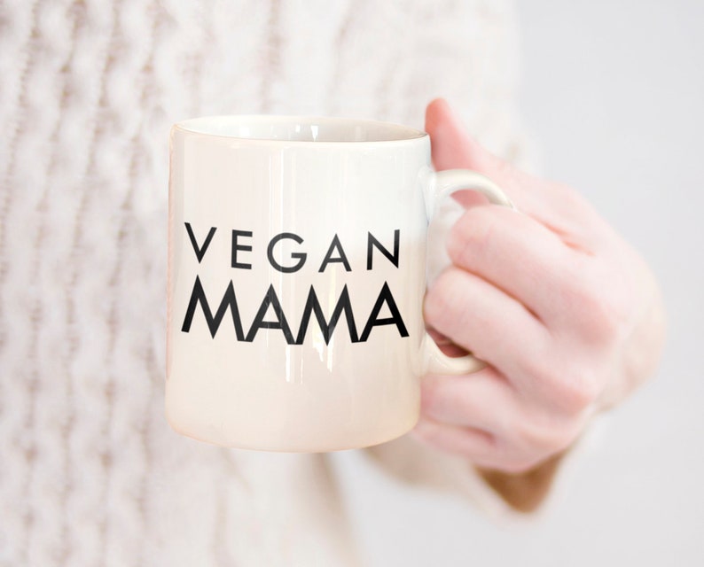 Vegan Mama Mug  Personalised Vegan Mug  Vegan Mum Gift  image 0