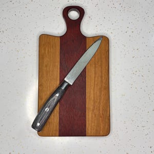 cherry and padauk serving board