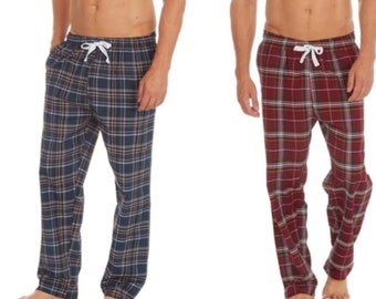 GIFTS FOR HIM!  Men's Twin Pack Woven Check Pyjama Trouser