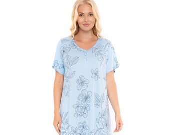 Suzy & Me Supersoft Longer Length Nightdress In Fuller Sizes