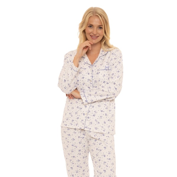 Classic Floral Print Wincy Cotton Pyjamas.