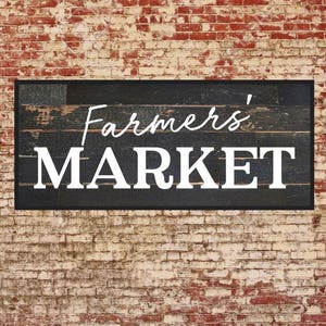 Farmers Market Sign, Vector, , Market Fresh, Printable, Cuttable, SVG ...