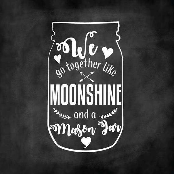 mason jar quote mason jar cuttable mason jar mason jar cut etsy
