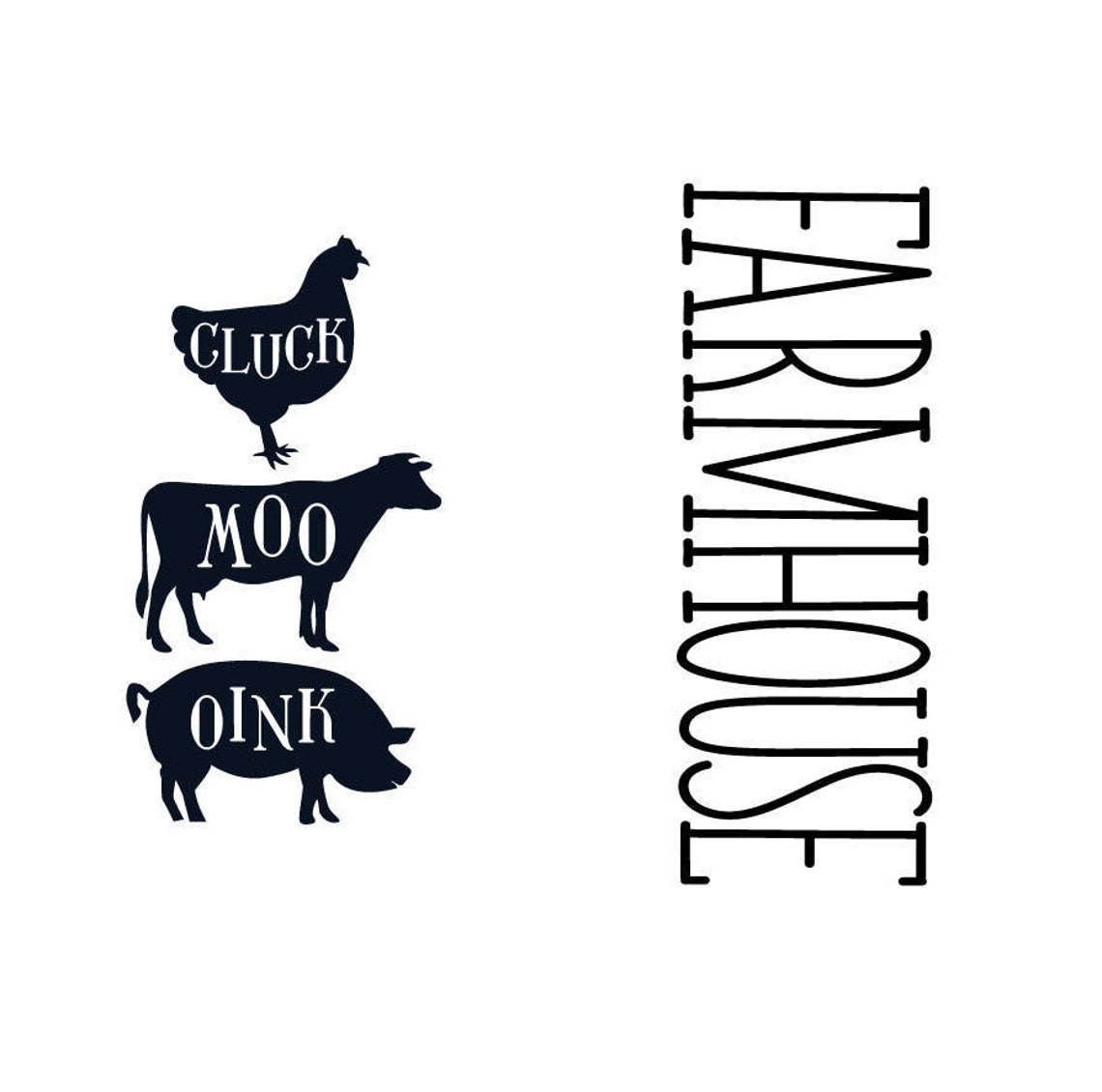 Farmhouse SVG Bundle Modern Farmhouse Farmhouse Wall Print - Etsy