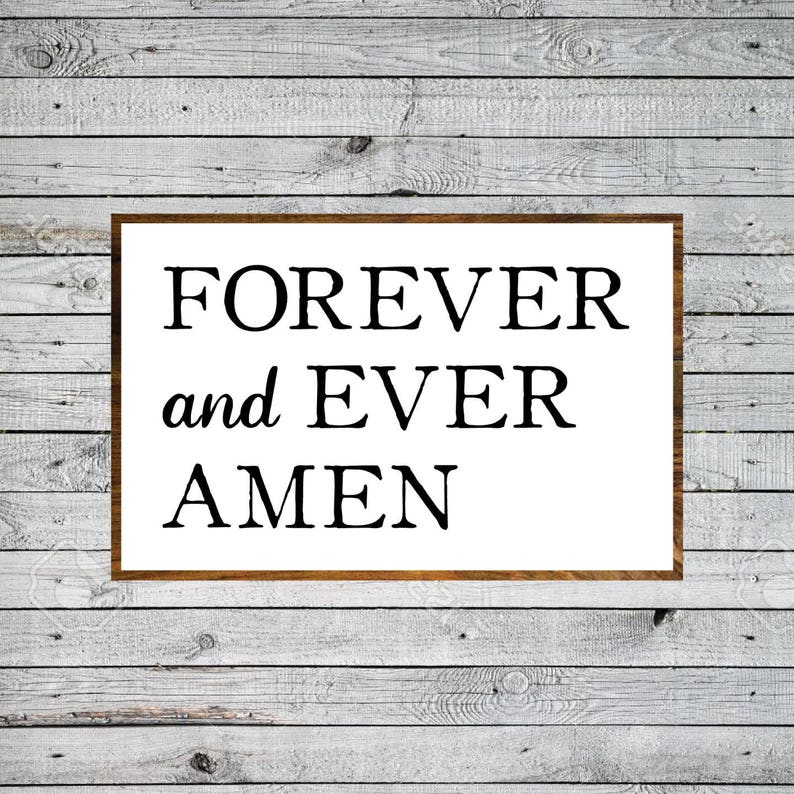 Download Wall Prayer Sign Bible Verse SVG Love You Forever Sign | Etsy