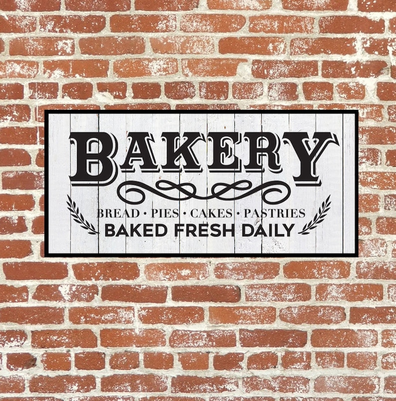 Bakery Sign Bakery Vector Bakery Print SVG Cuttable SVG Etsy
