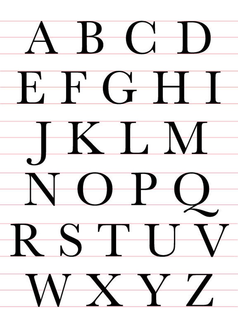 Download Teacher SVG Teacher Sign Alphabet SVG Alphabet Cut File | Etsy
