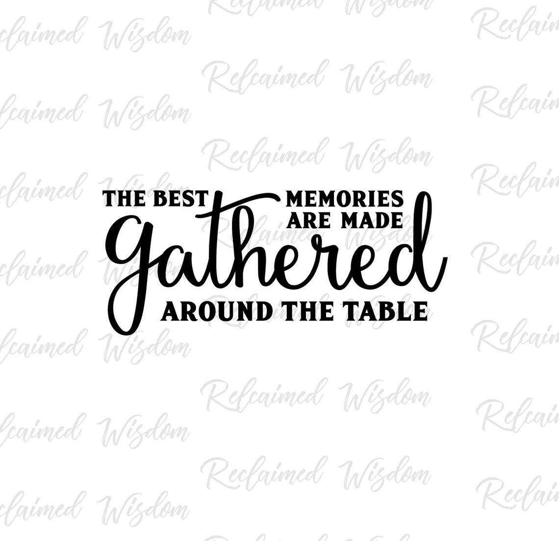 Gather Sign Gather Vector Cuttable SVG Vinyl Sticker Etsy