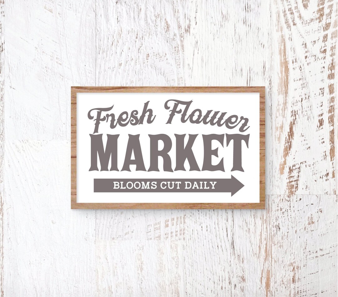 SVG, Vector, , , Vintage Market Sign, Digital File, Print, Cut File