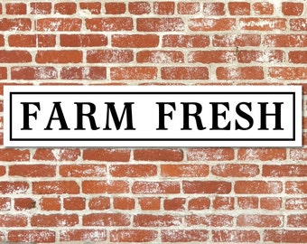 Fichier Farm Fresh Cut, Farm Fresh Stencil, Vector, , Cuttable, SVG, Stencil, Print, Printable, Sign