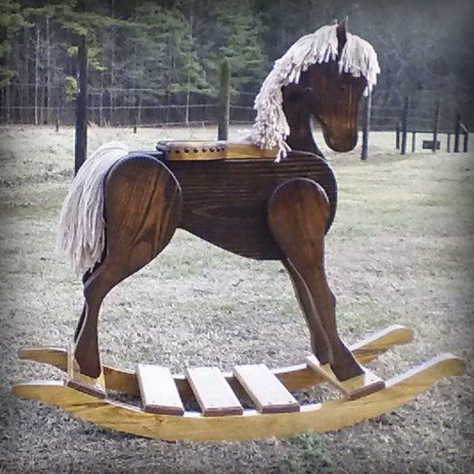 DIY Rocking Horse Plan to Build Your Own Childs Heirloom Etsy