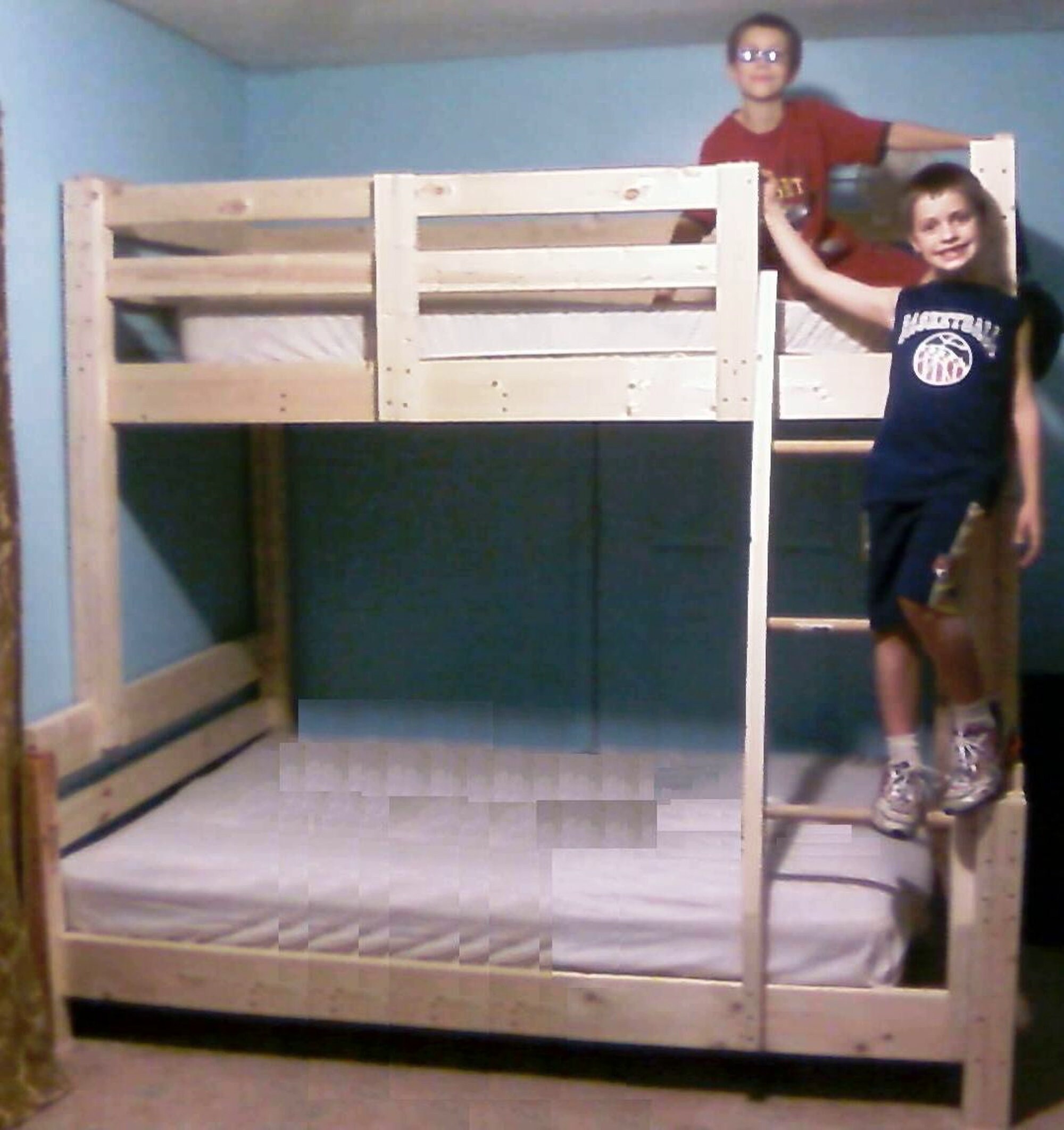 Build Your Own Bunk Bed Pattern DIY King Over Queen Over Full Etsy