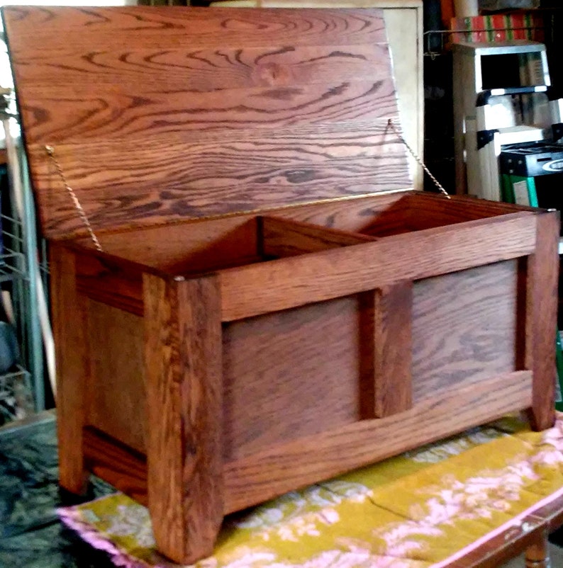 DIY Cedar Chest Plan to Build Your Own Shaker Toy Storage Hope Etsy