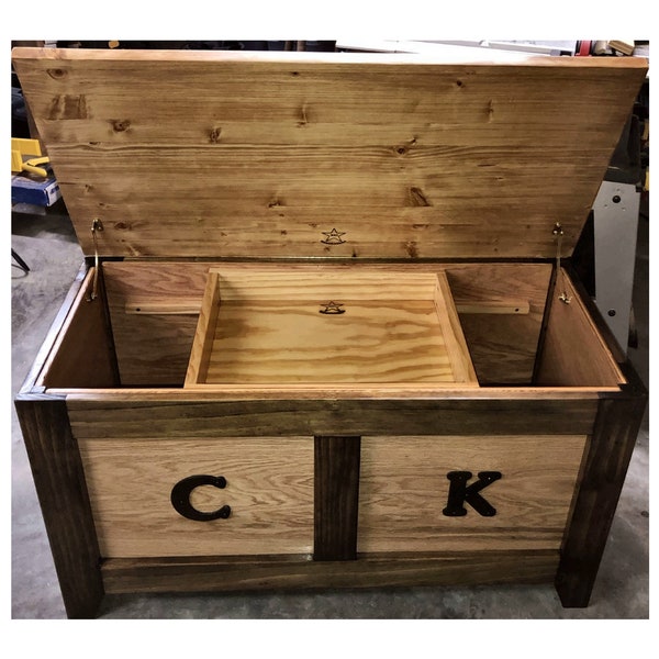 DIY Cedar Chest How-to Book; Pattern Plan to Easily Build 36" Long x 16" Wide x 18" Tall Shaker Toy Blanket Storage Hope Box