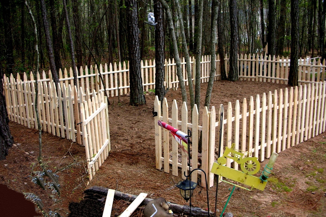 Build Your Own Picket Fence Pattern DIY Civil War Garden Fence - Etsy