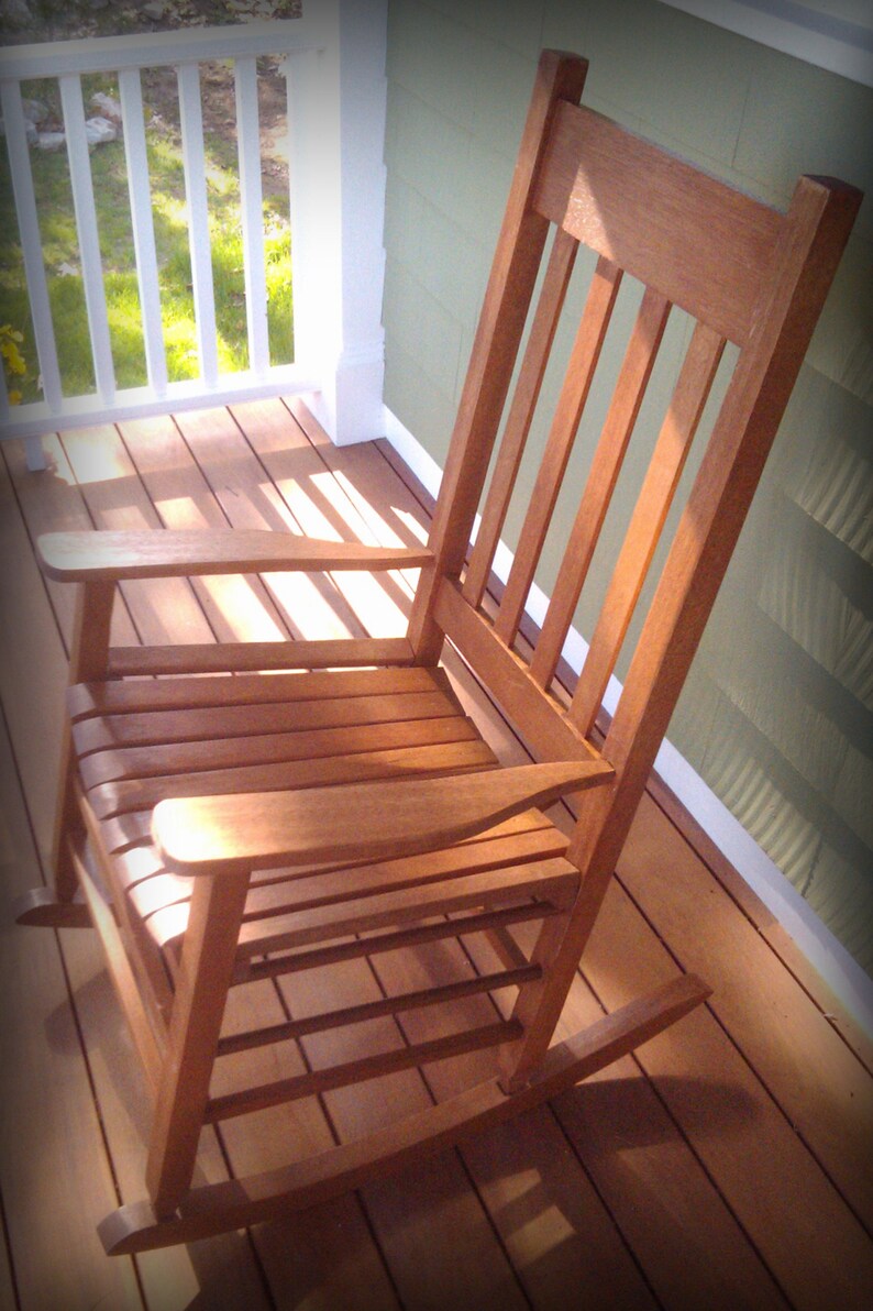 DIY Rocking Chair Plan to Build Your Own Front Porch Rocker Etsy New