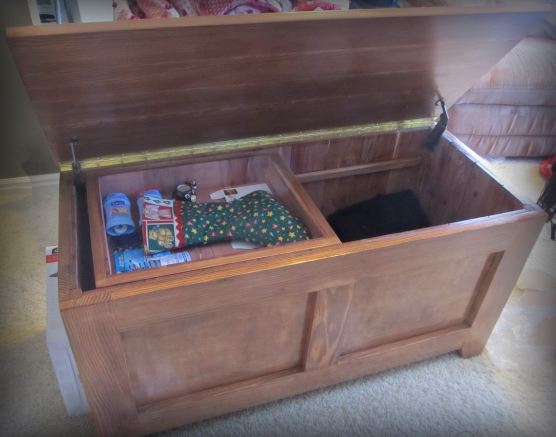 DIY Cedar Chest Plan to Build Your Own Shaker Toy Storage Hope Etsy