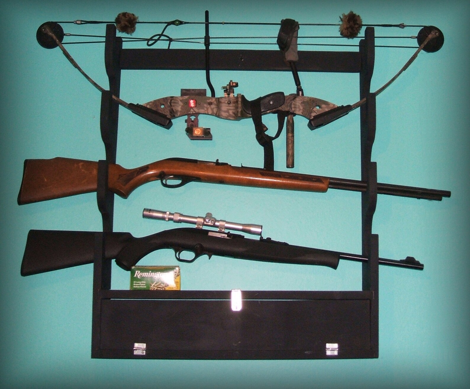 Build Your Own Rifle Gun Rack Pattern DIY San Angelo Wall Etsy