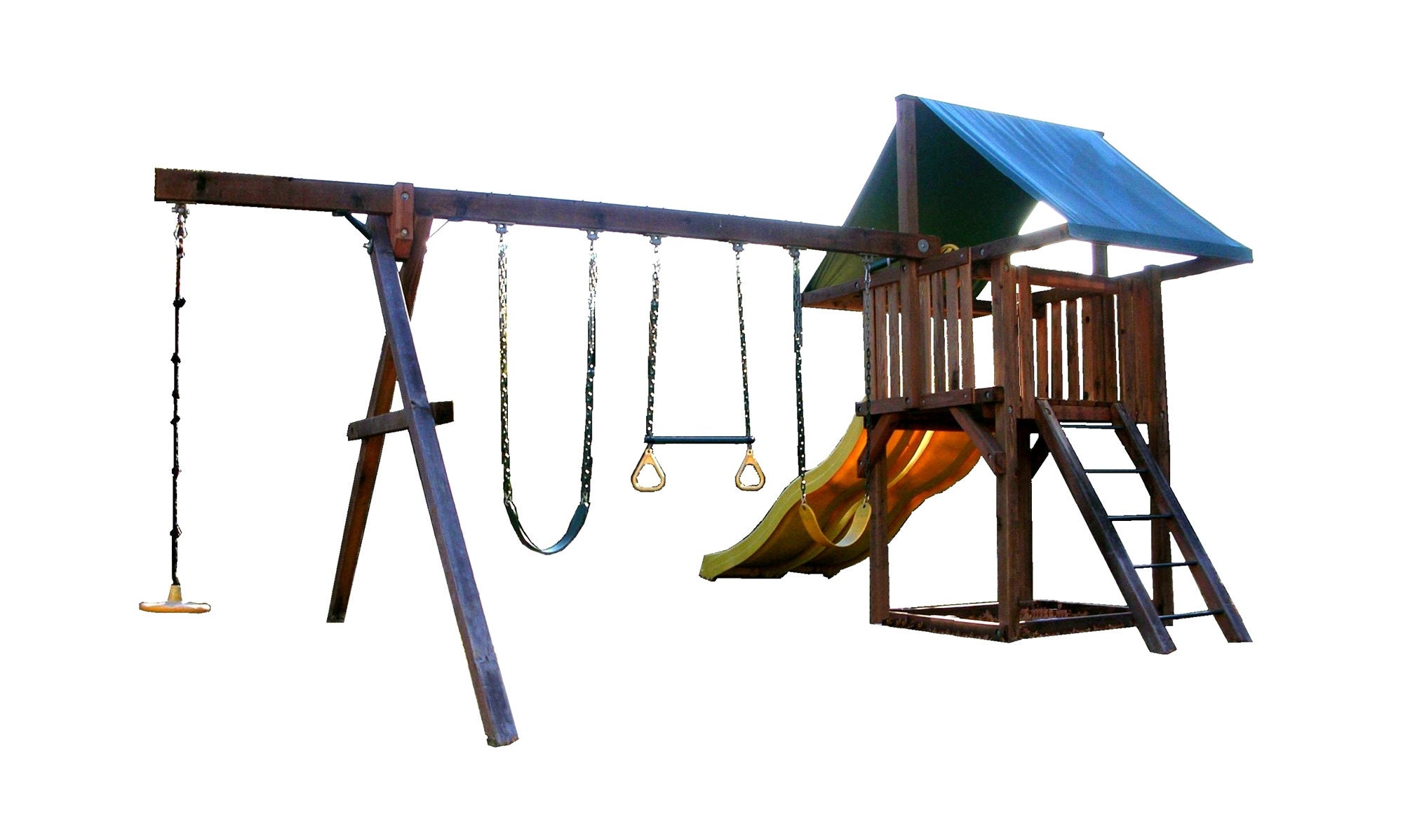 DIY Play Fort Swing Set Plan to Build Your Own Childs Etsy