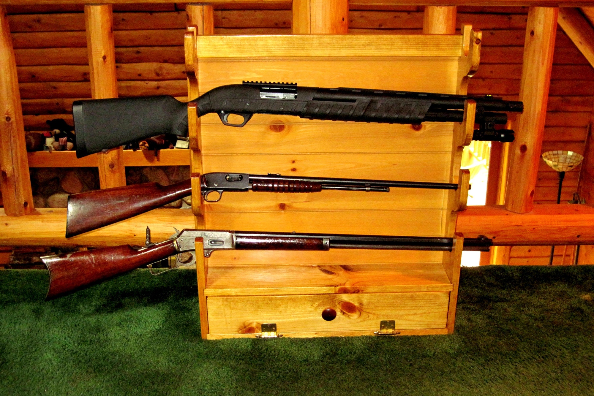 DIY Rifle Rack Howto Book Pattern Plan to Easily Build San Angelo Gun