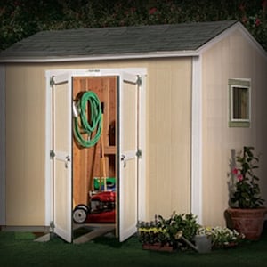 DIY Shed How-to Book; Pattern Plan to Easily Build 10x8 Gable Utility Storage Building with Ramp