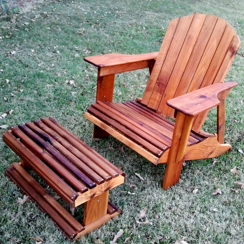 DIY Adirondack Chair Plan to Build Your Own With Foot Rest 