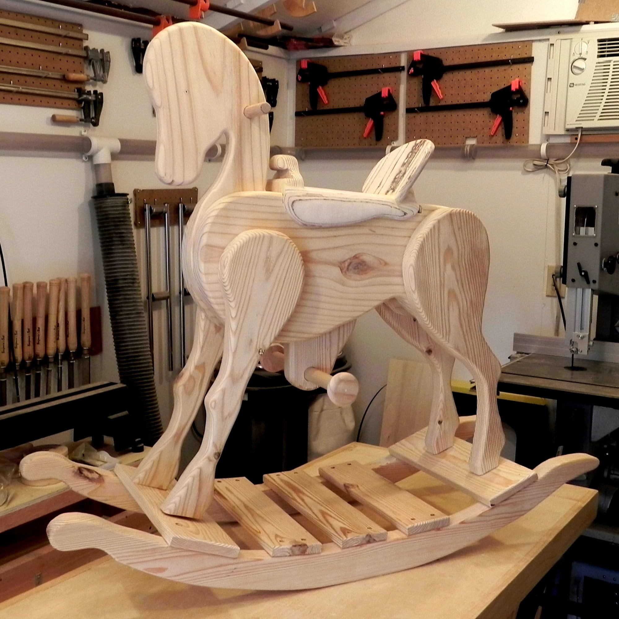 DIY Rocking Horse Plan to Build Your Own Childs Heirloom Etsy