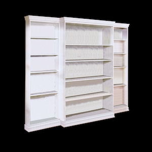 DIY Bookcase How-to Book; Pattern Plan to Easily Build Any Size Custom Bookshelf Library
