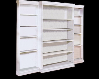 Plano de estantería DIY; Biblioteca personalizada: Apto para principiantes (Patrón de papel)